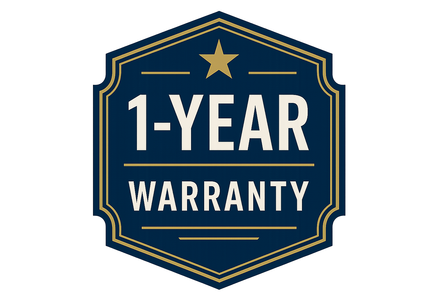 1-Year Warranty