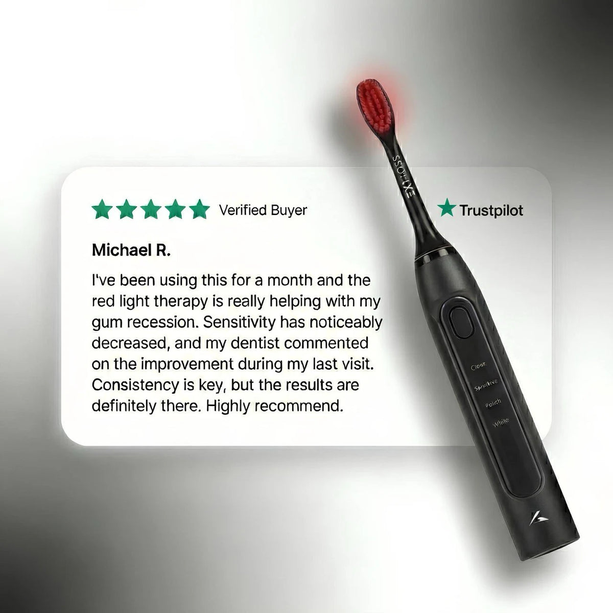 Review Red Light Toothbrush Trustpilot