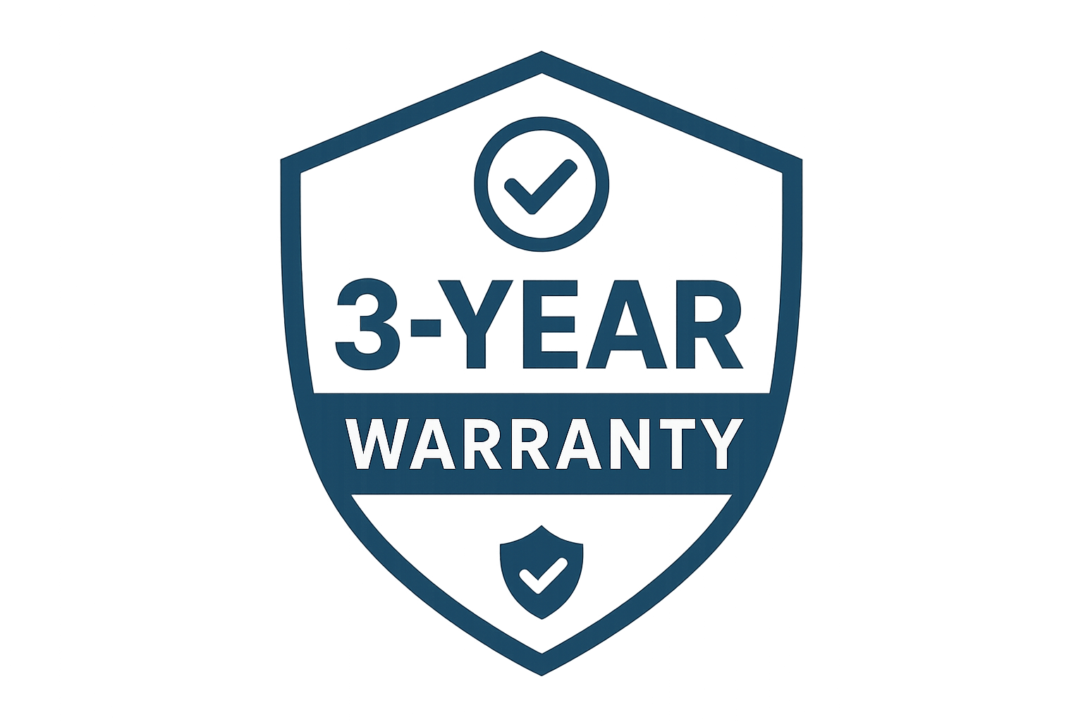 3-Year Warranty