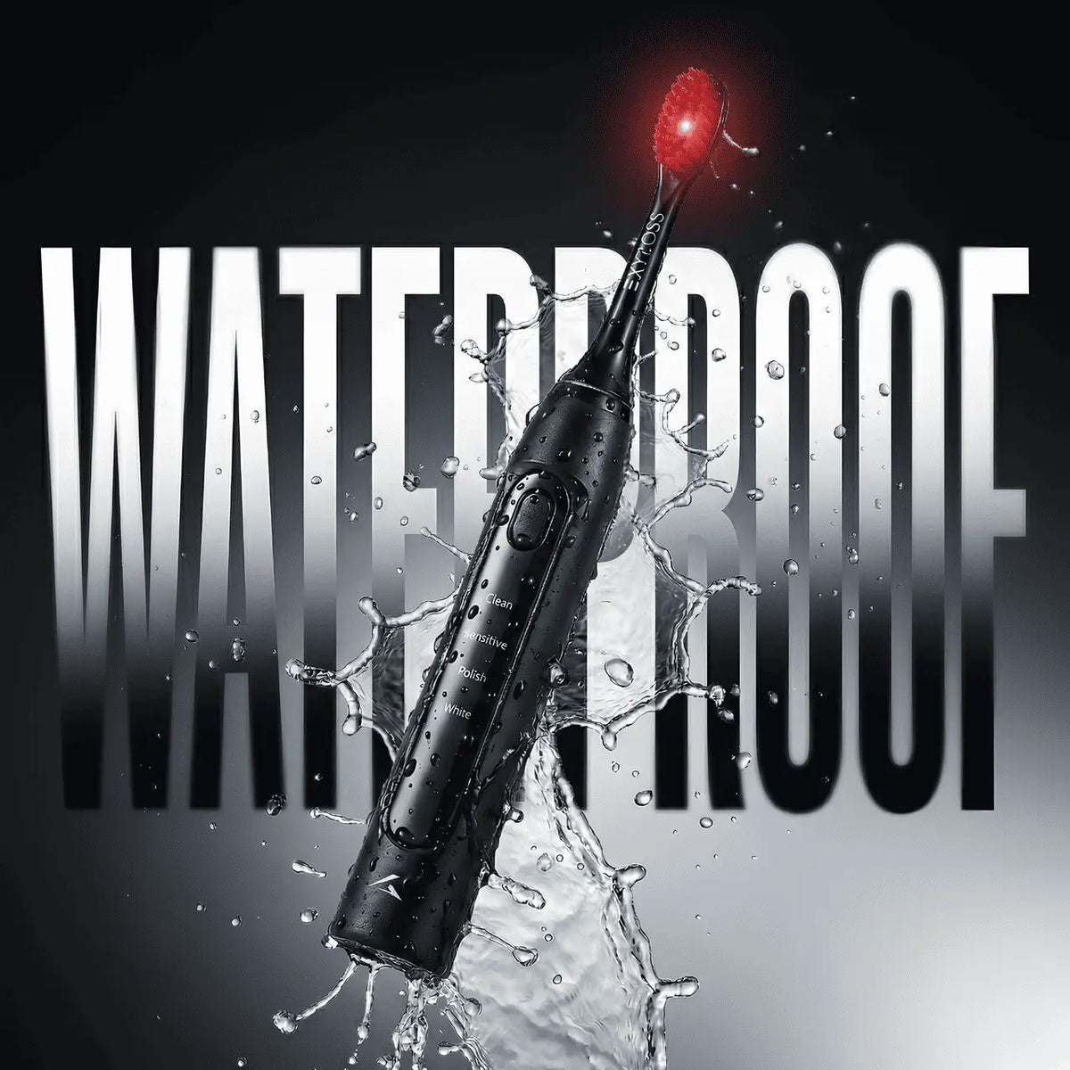 Red Light Toothbrush is Waterproof