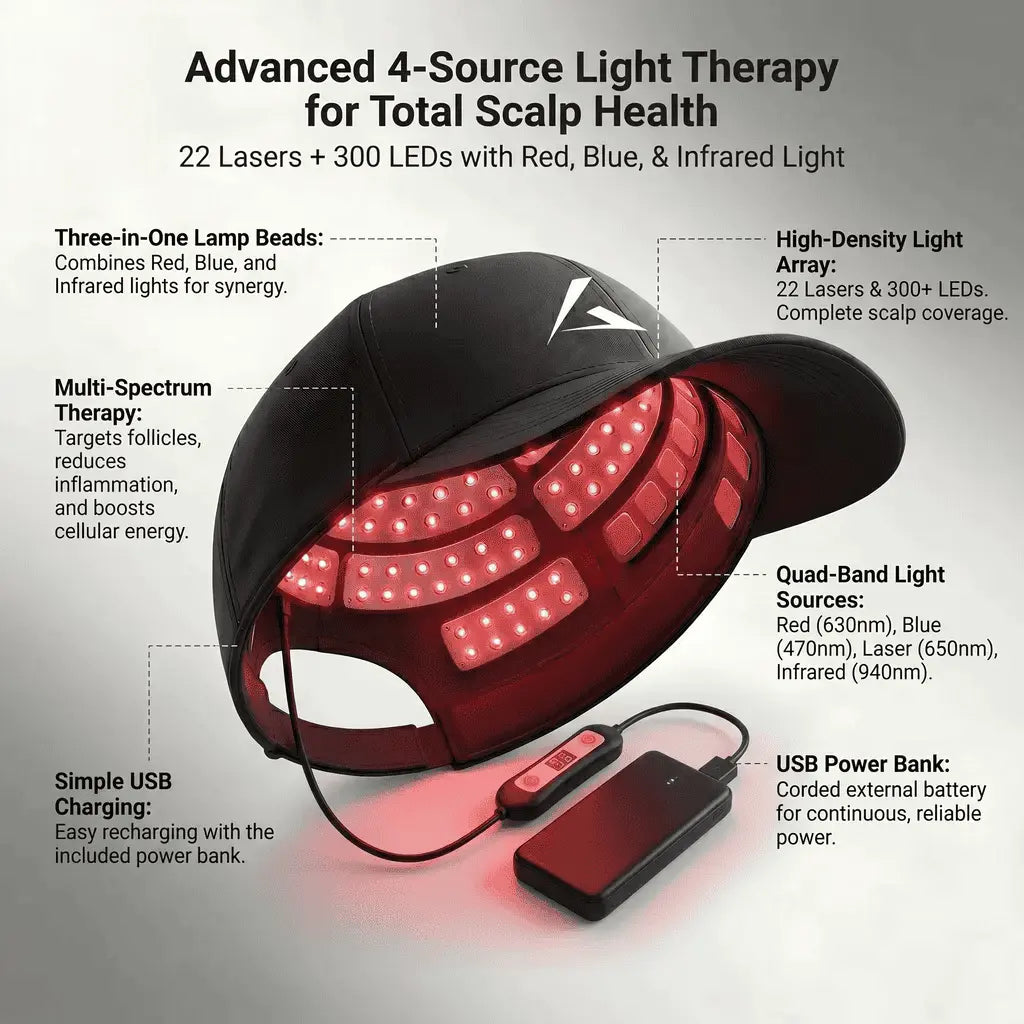 Exy Red Light Cap