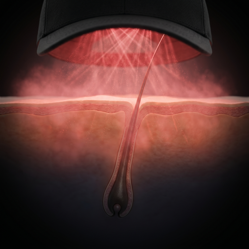 Standard LED cap — no lasers