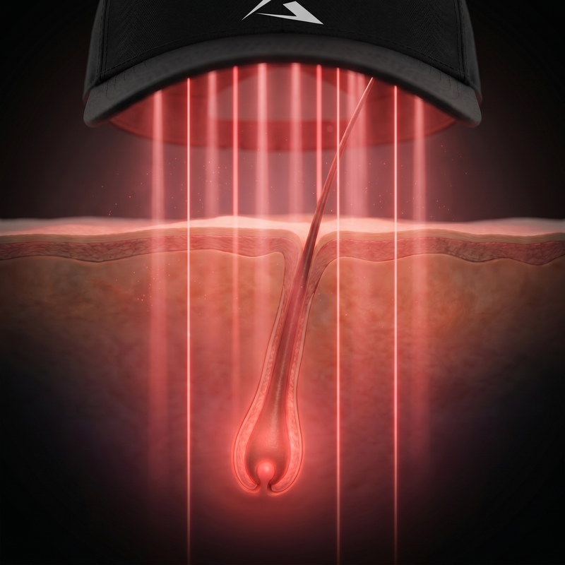 Exy Red Light Cap — 22 true lasers