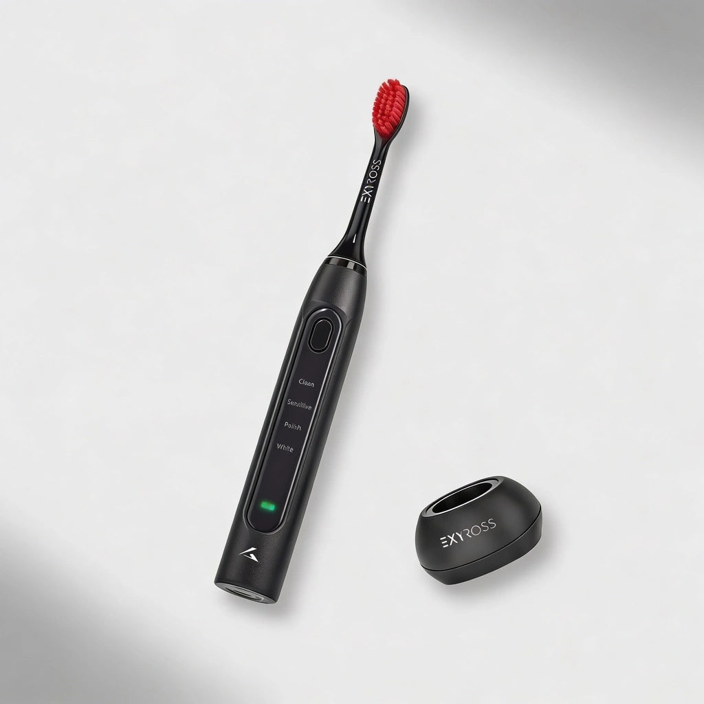 Red Light Toothbrush Black